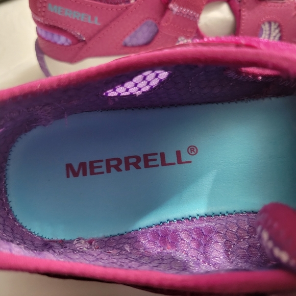Merrell Hydro Free Roam Chrom Monarch Girls Size 4M - Picture 4 of 12